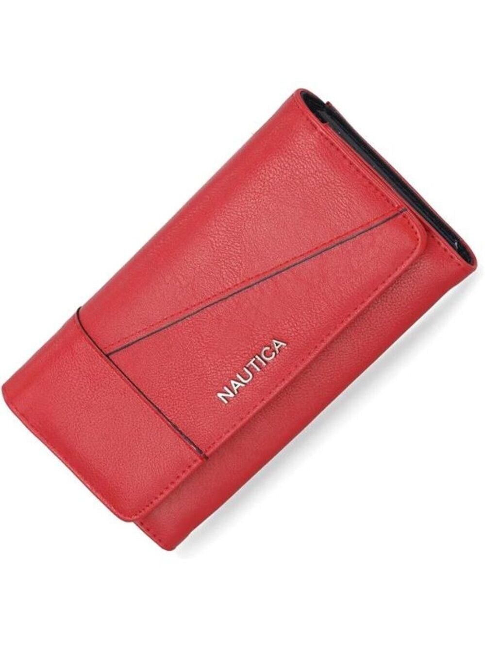 RFID Vegan Leather Wallet for Women Slim Clutch Card Holder Coin Purse Organizer